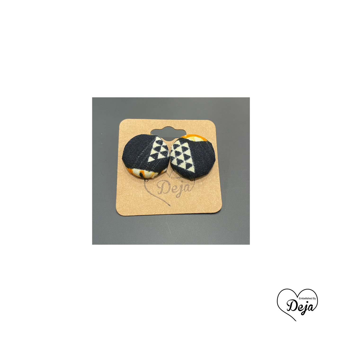 Ankara Stud Earrings