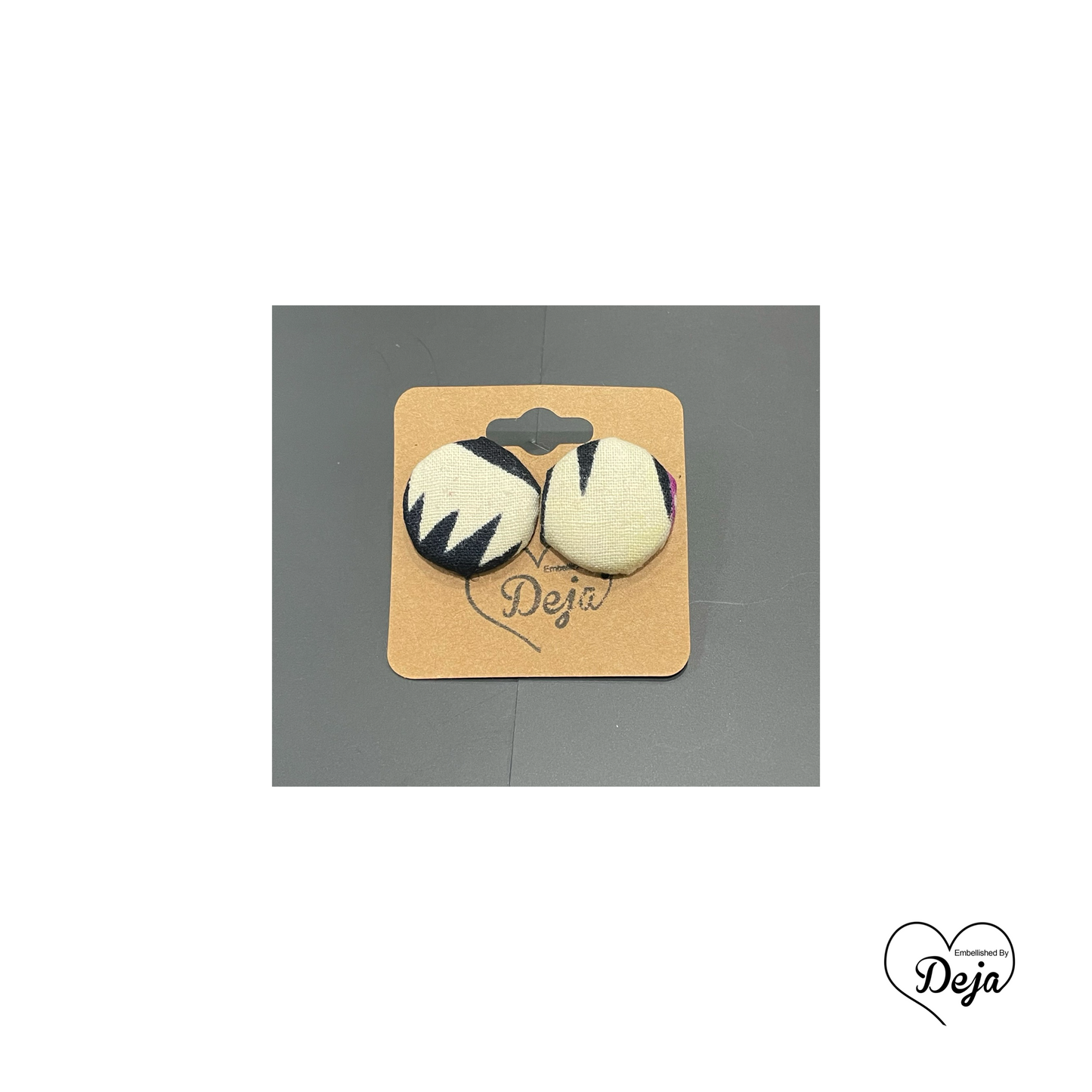 Ankara Stud Earrings