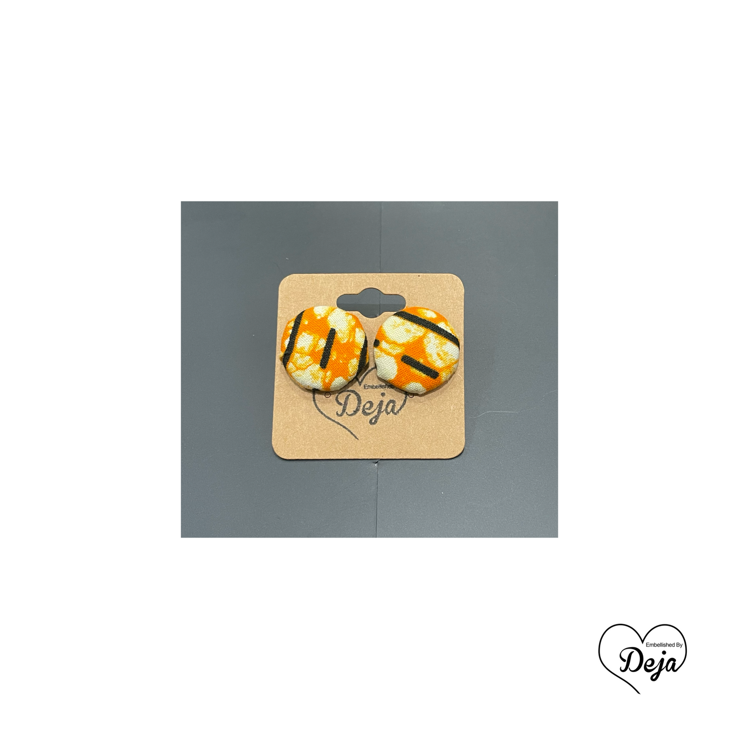 Ankara Stud Earrings