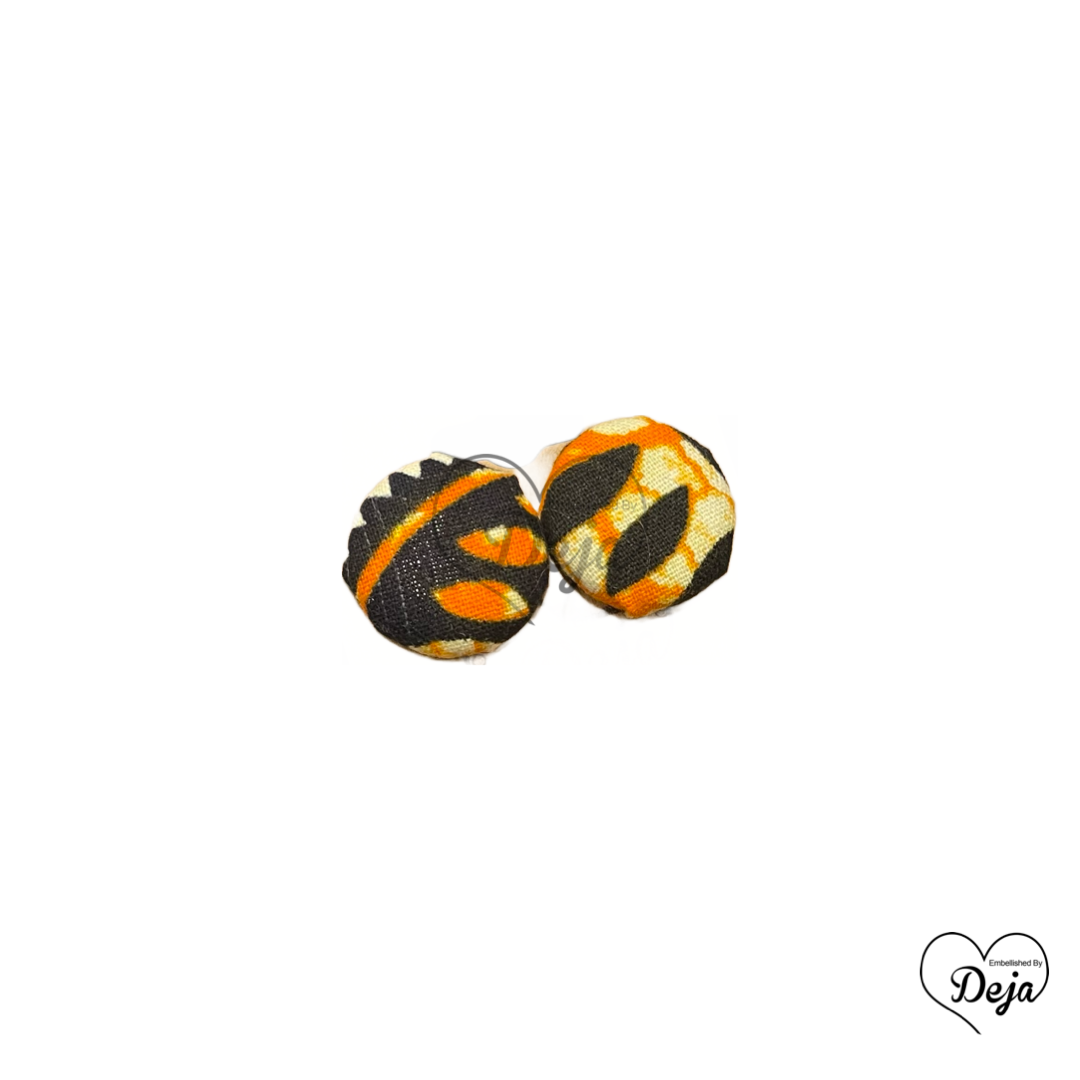 Ankara Stud Earrings