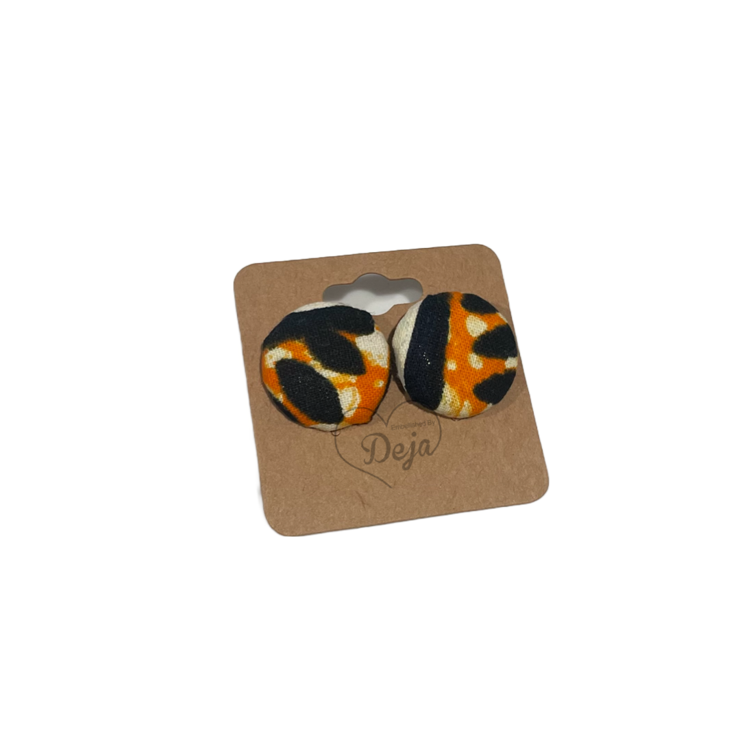 Ankara Stud Earrings