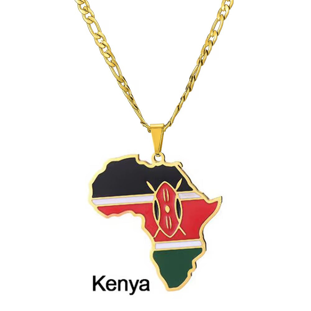 African Country Necklace