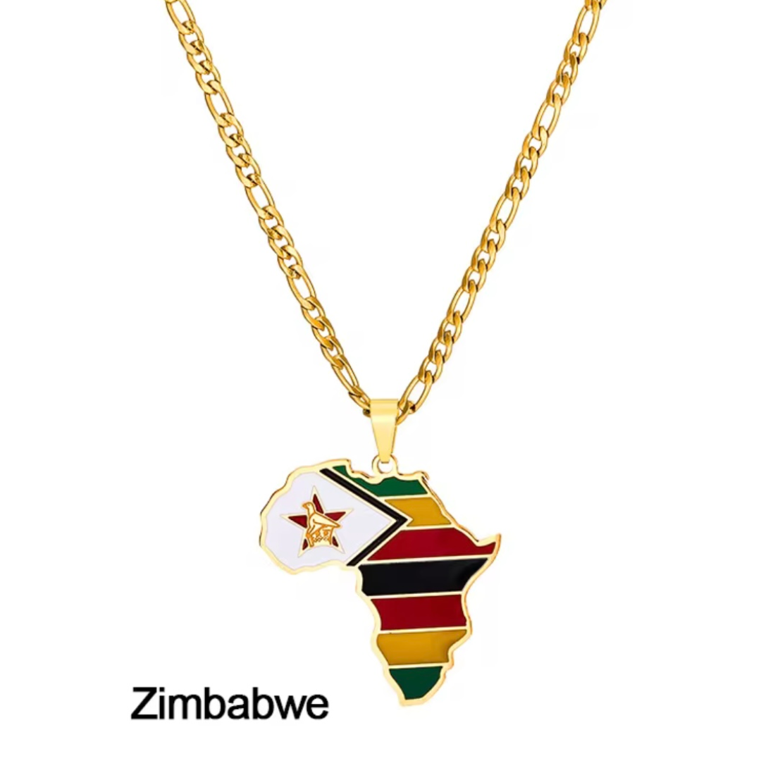 African Country Necklace