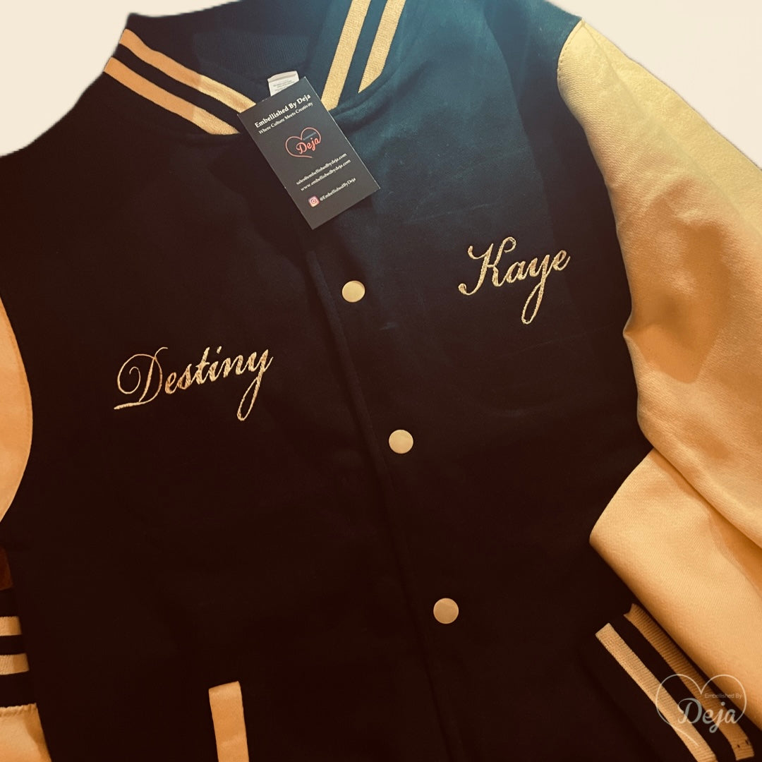 Custom Embroidery Varsity Jacket
