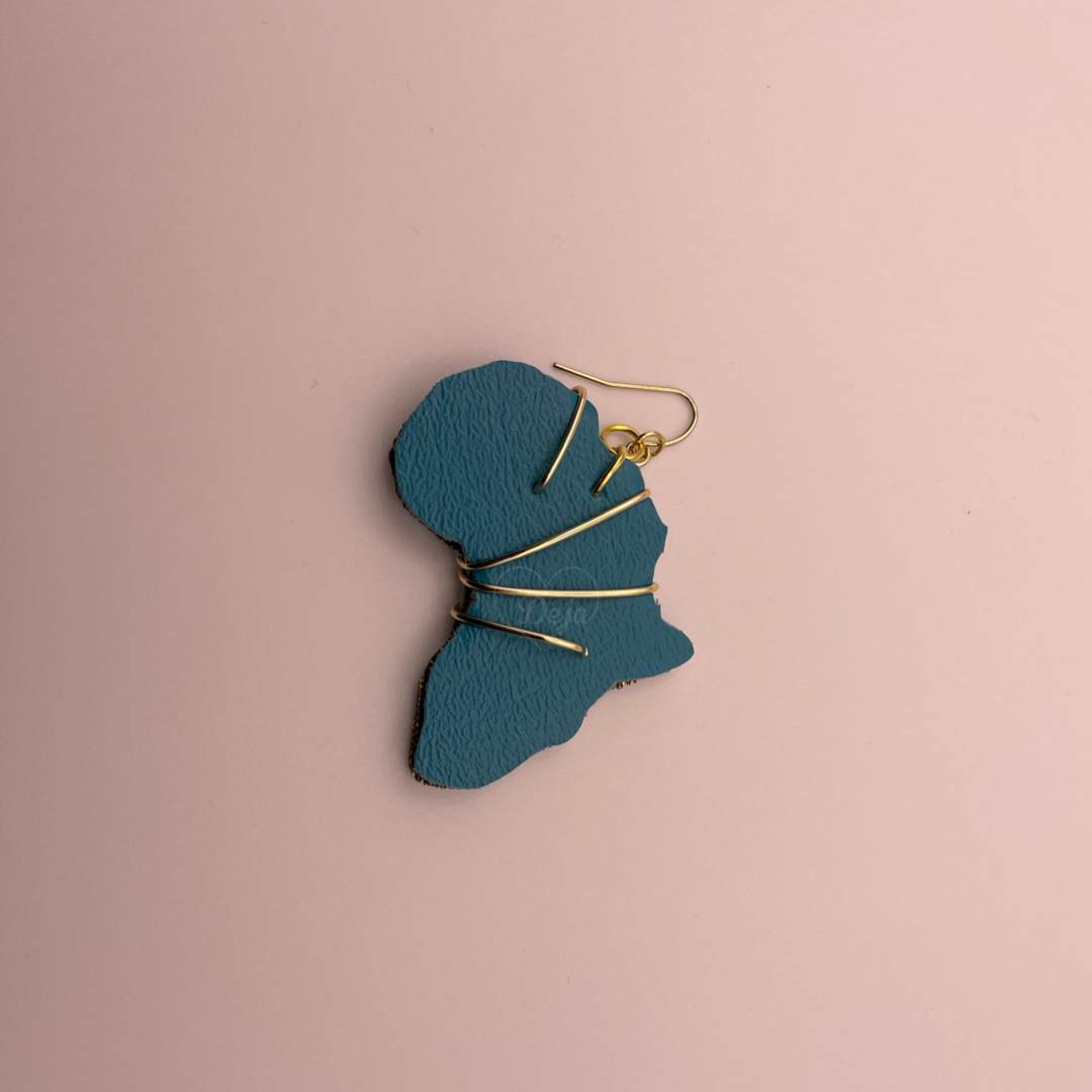 Africa Wooden Imani Earrings