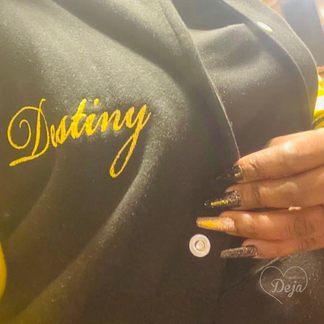 Custom Embroidery Varsity Jacket