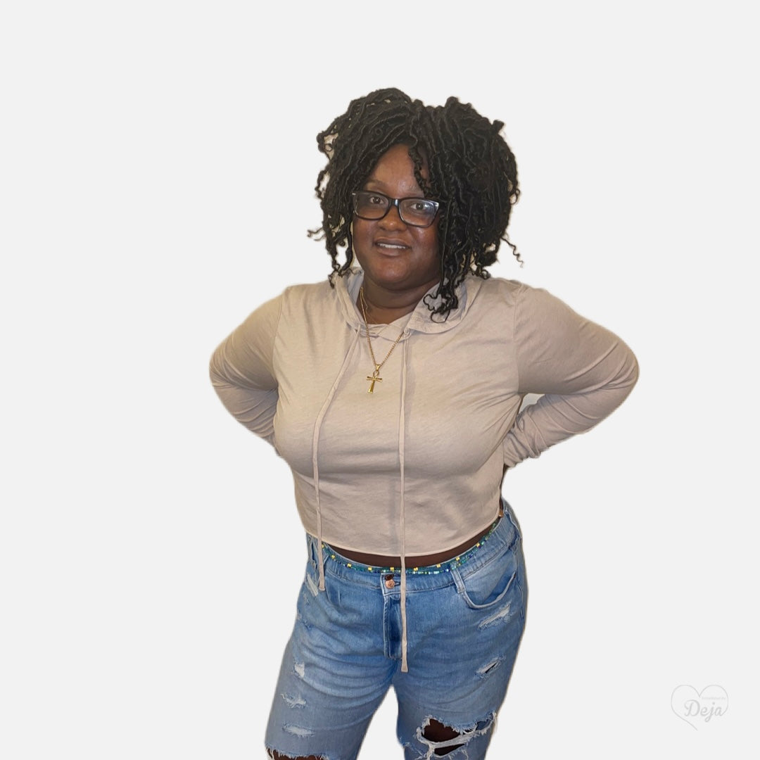 Nikki Cropped Hoodie