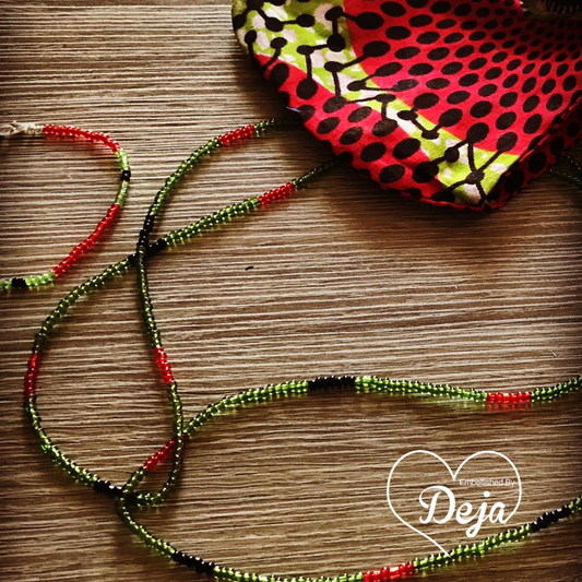 African Country Waistbead Traditional Tie-On