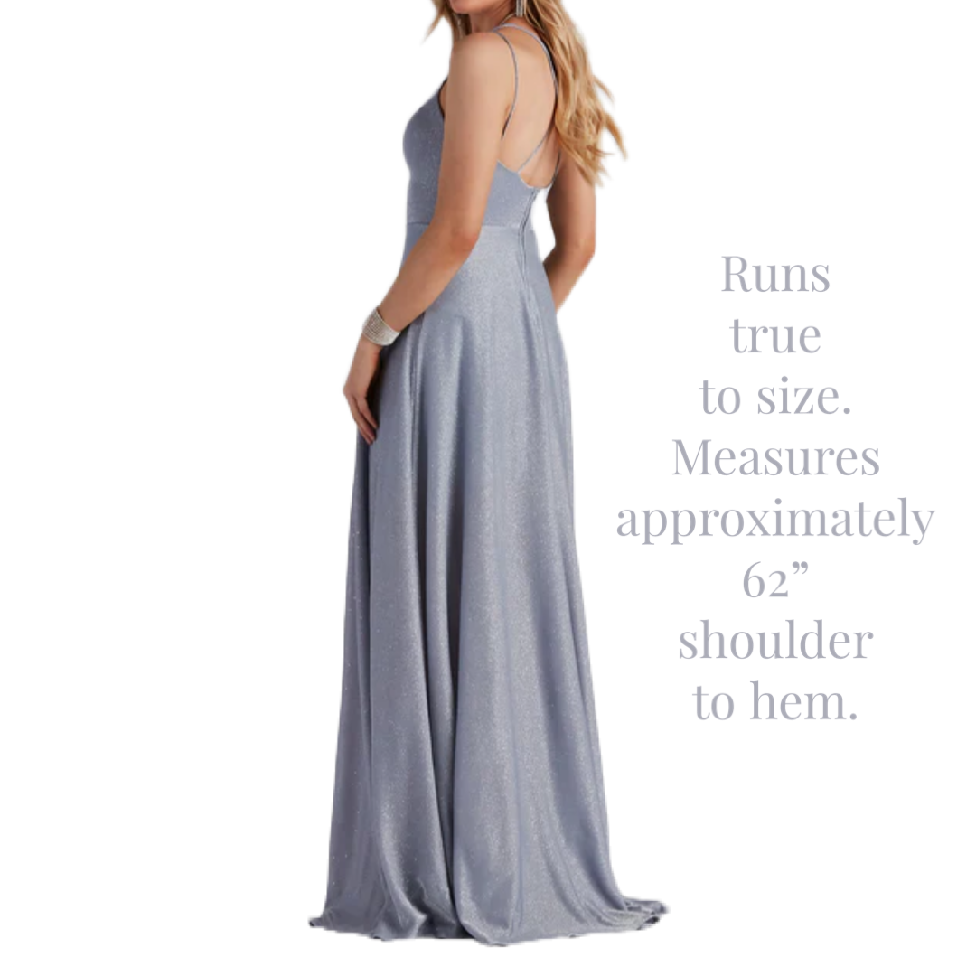 Light Blue Prom Dress - Size S
