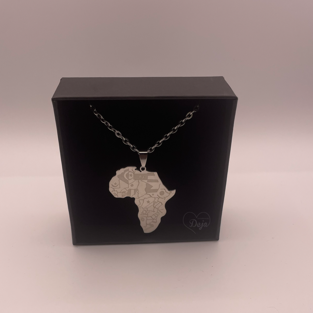 Map of Africa Necklace