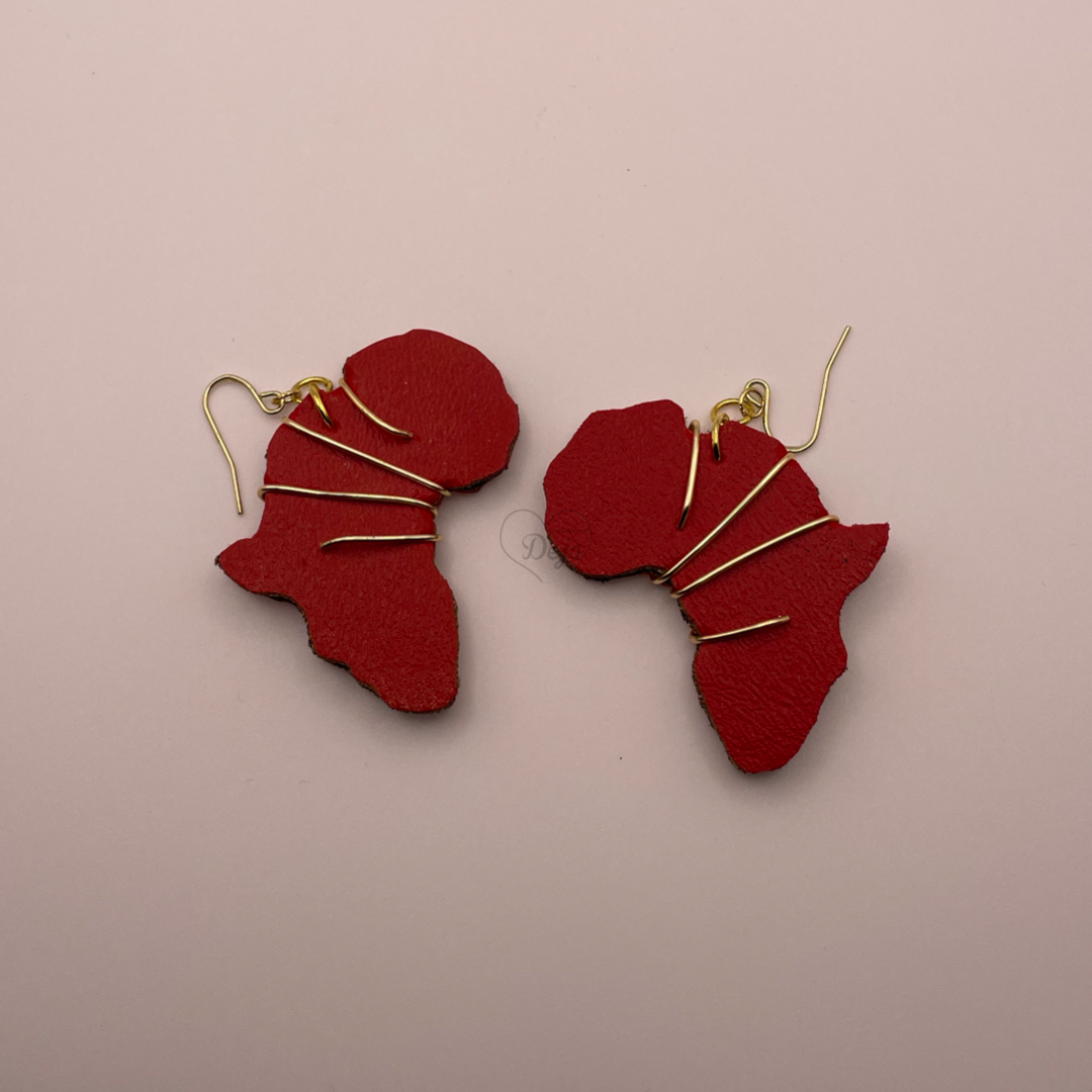 Africa Wooden Imani Earrings
