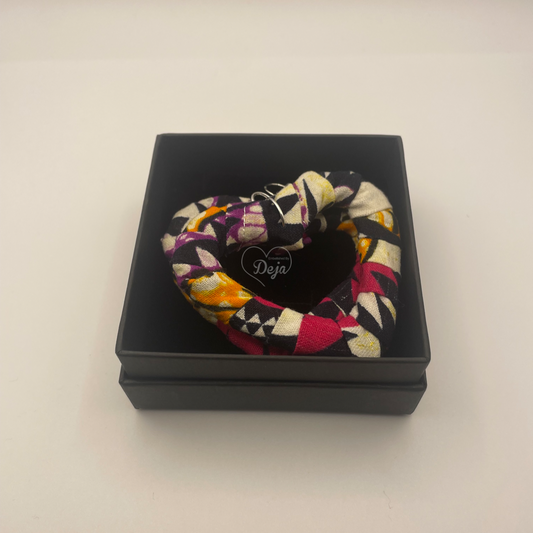 Ankara Heart Earrings
