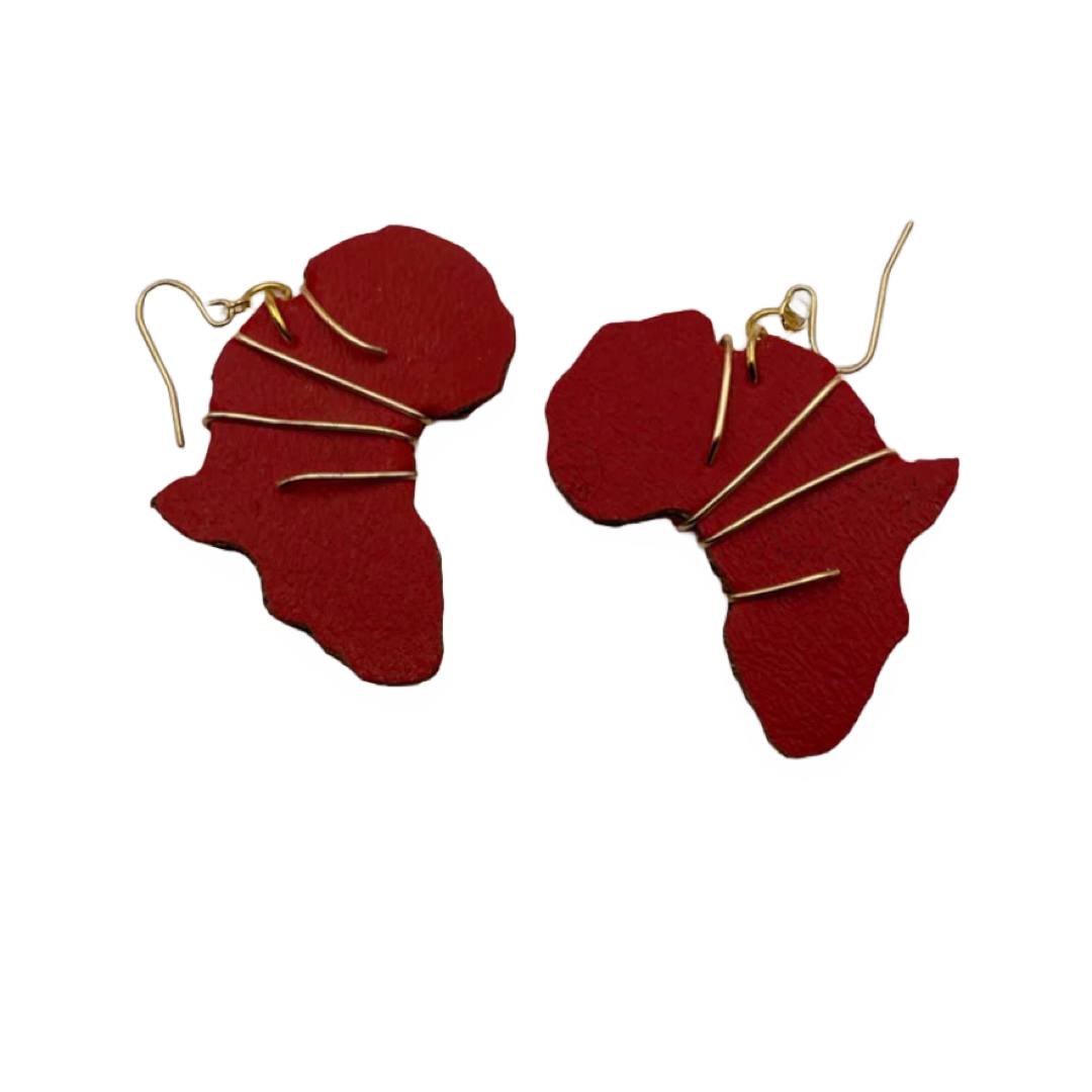 Africa Wooden Imani Earrings
