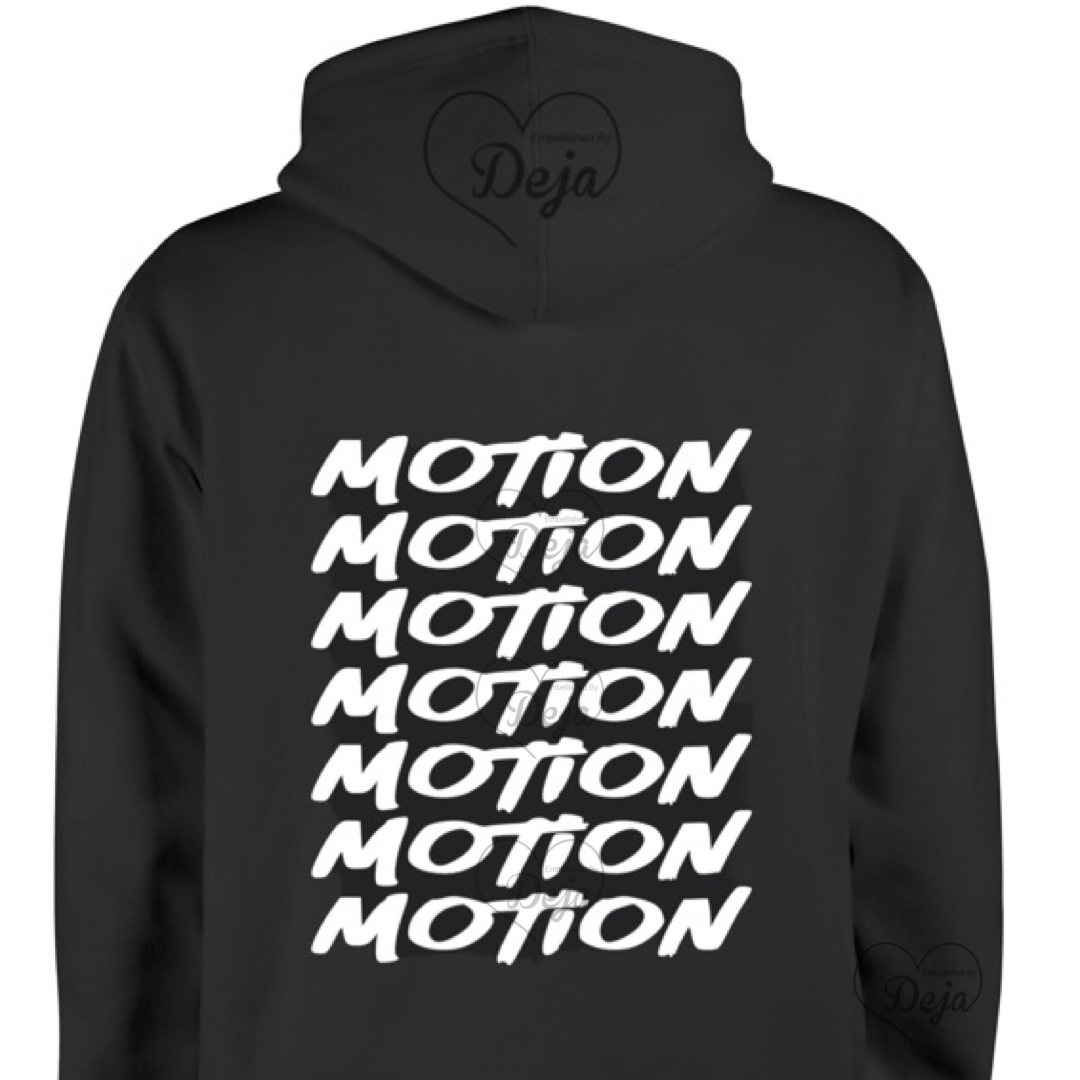 Slightly Cropped Motion Hoodie