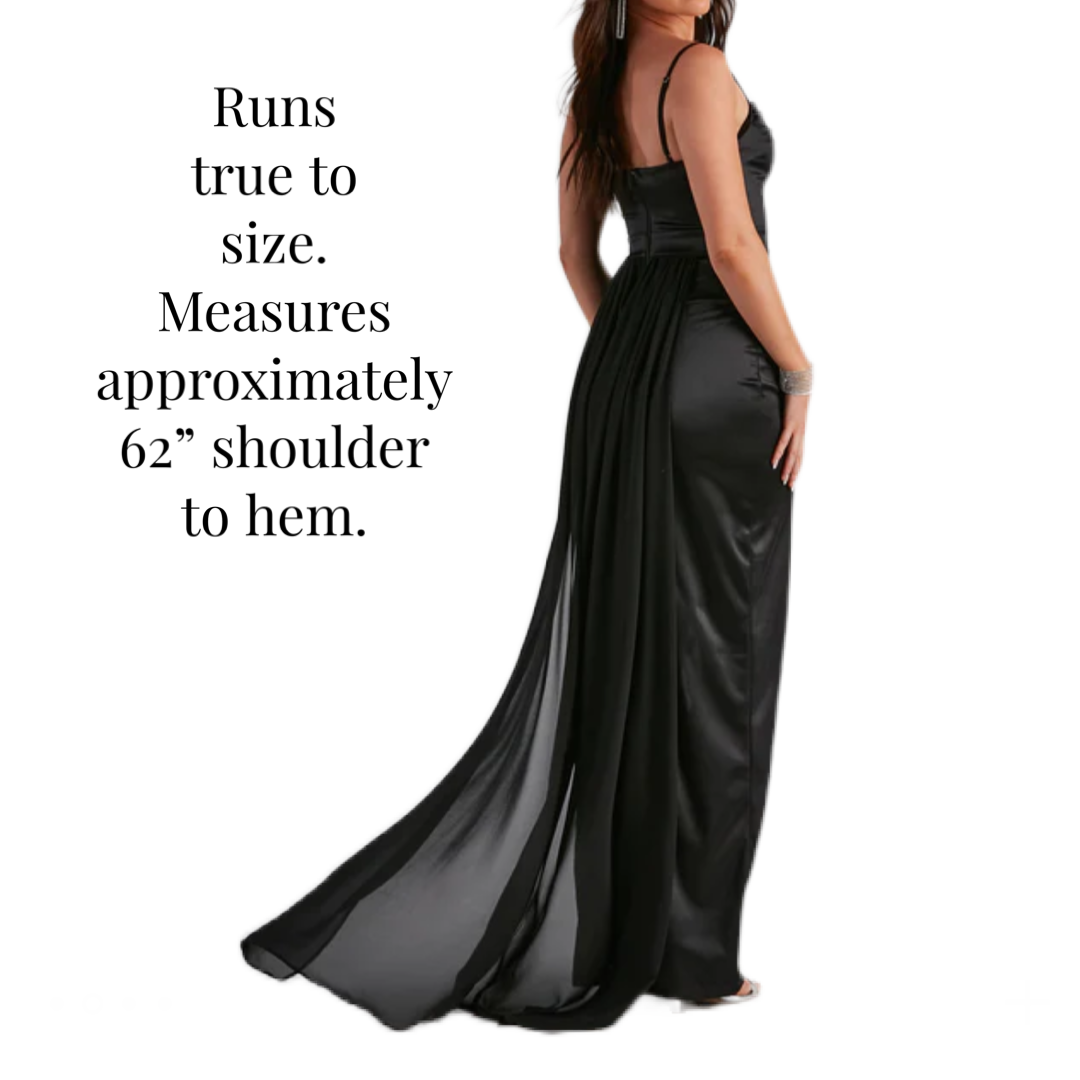 Black Prom Dress - Size S