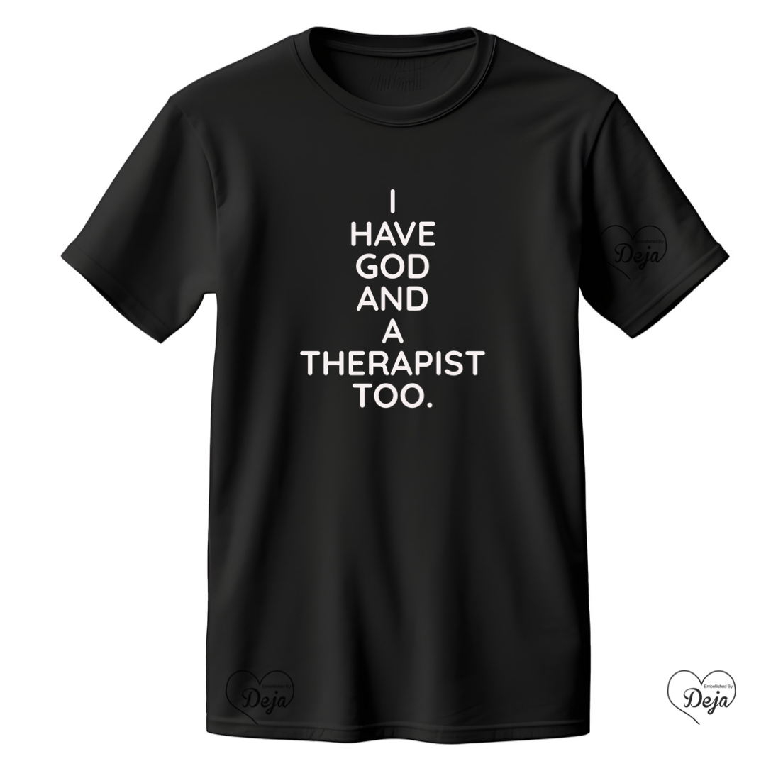 God & Therapist T-shirt