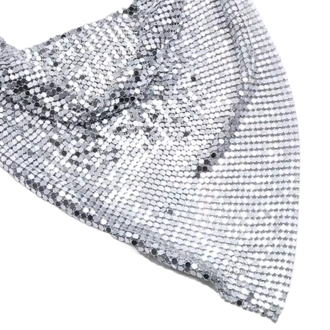 Sequin Collar Scarf
