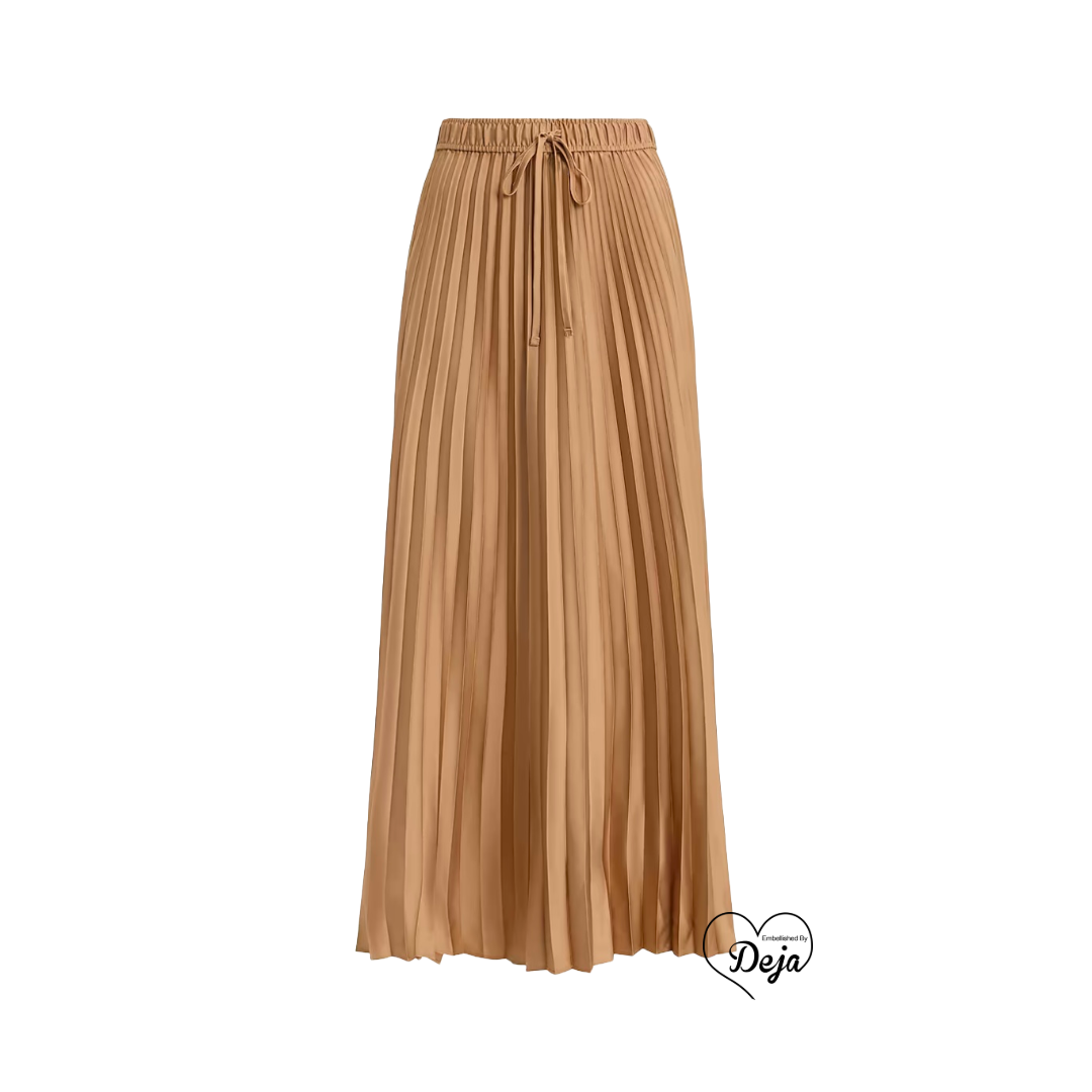 High Waist Pleated Skirt