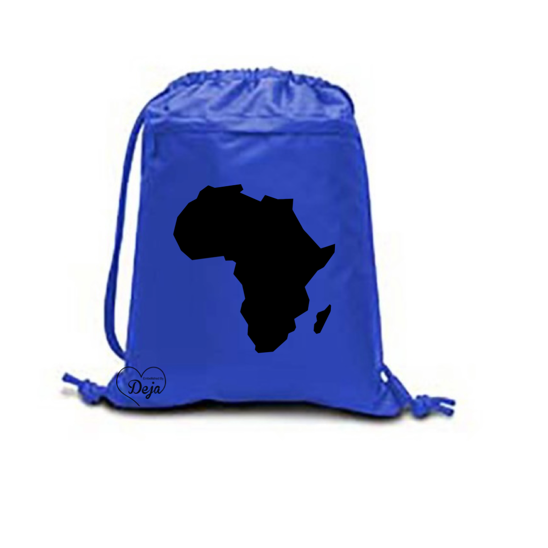 The Africa Drawstring Backpack