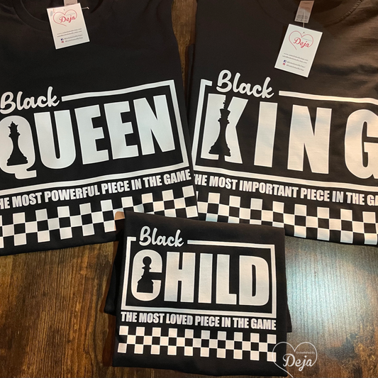 Black Family Chess Shirt